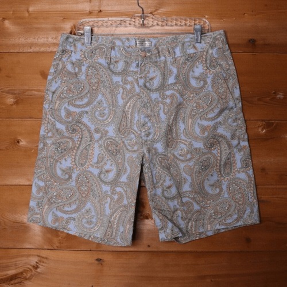 Peter Millar‎ | Chino Shorts 36 Pima Cotton Paisley Print